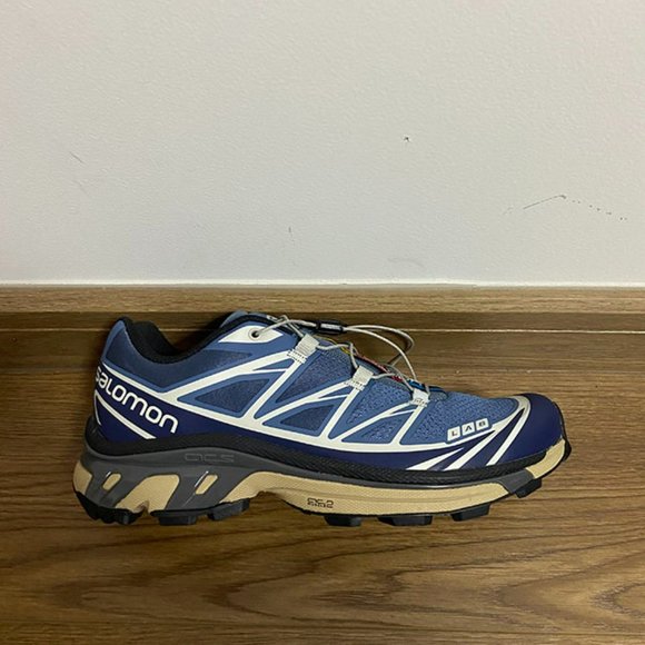 Salomon Thick Soled Navy Retro Outdoor Sneakers - Picture 4 of 10